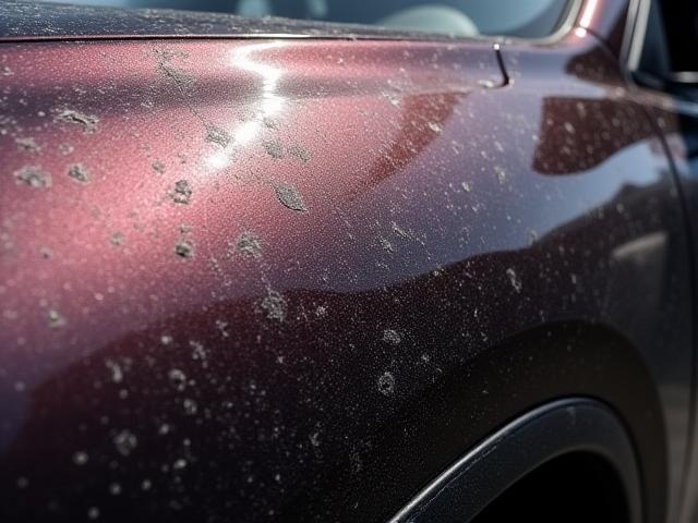 SUV paint before correction