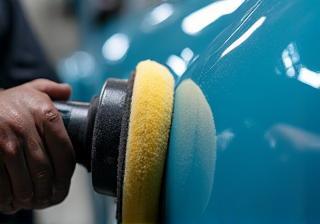 Paint correction in progress